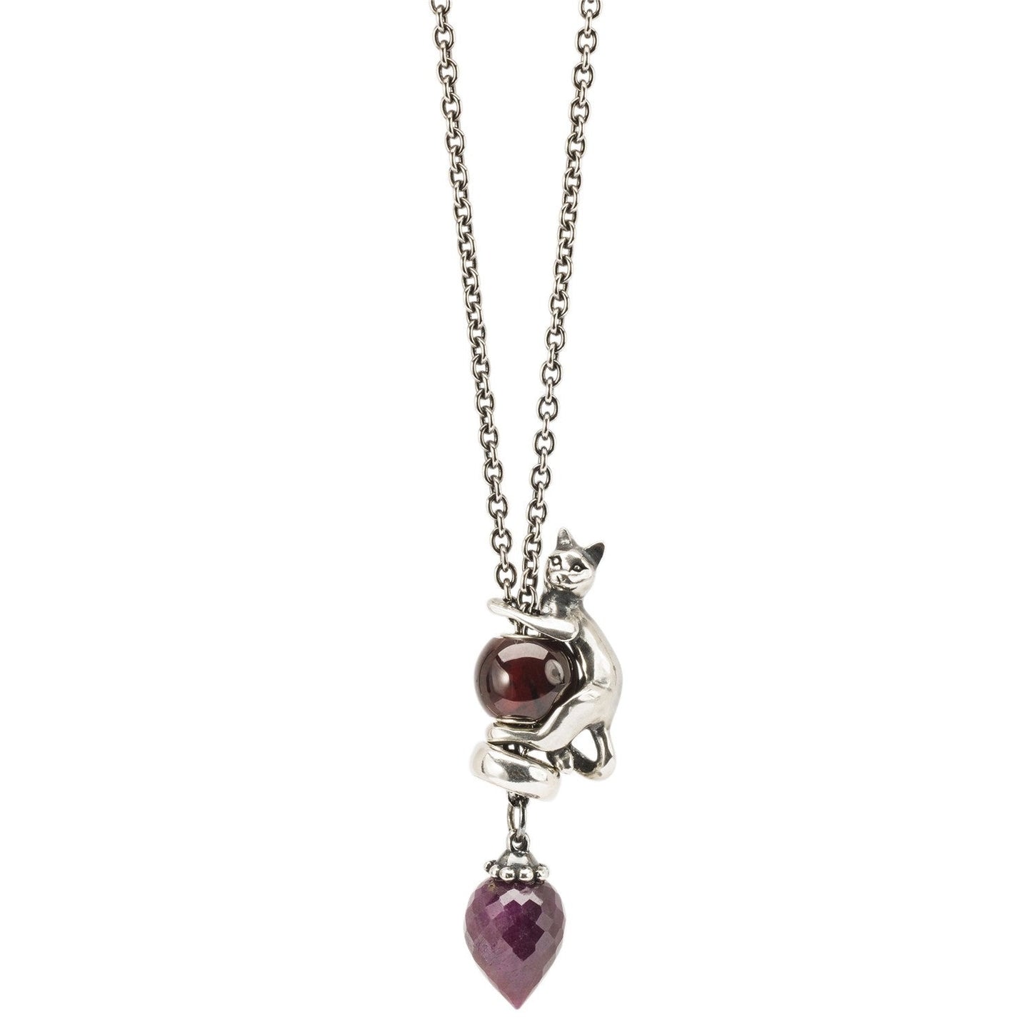 Collana Fantasia con Rubino Trollbeads - TAGFA-00066