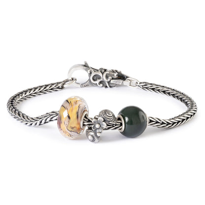 Calcedonio Verde Rotondo Trollbeads - TSTBE-00043