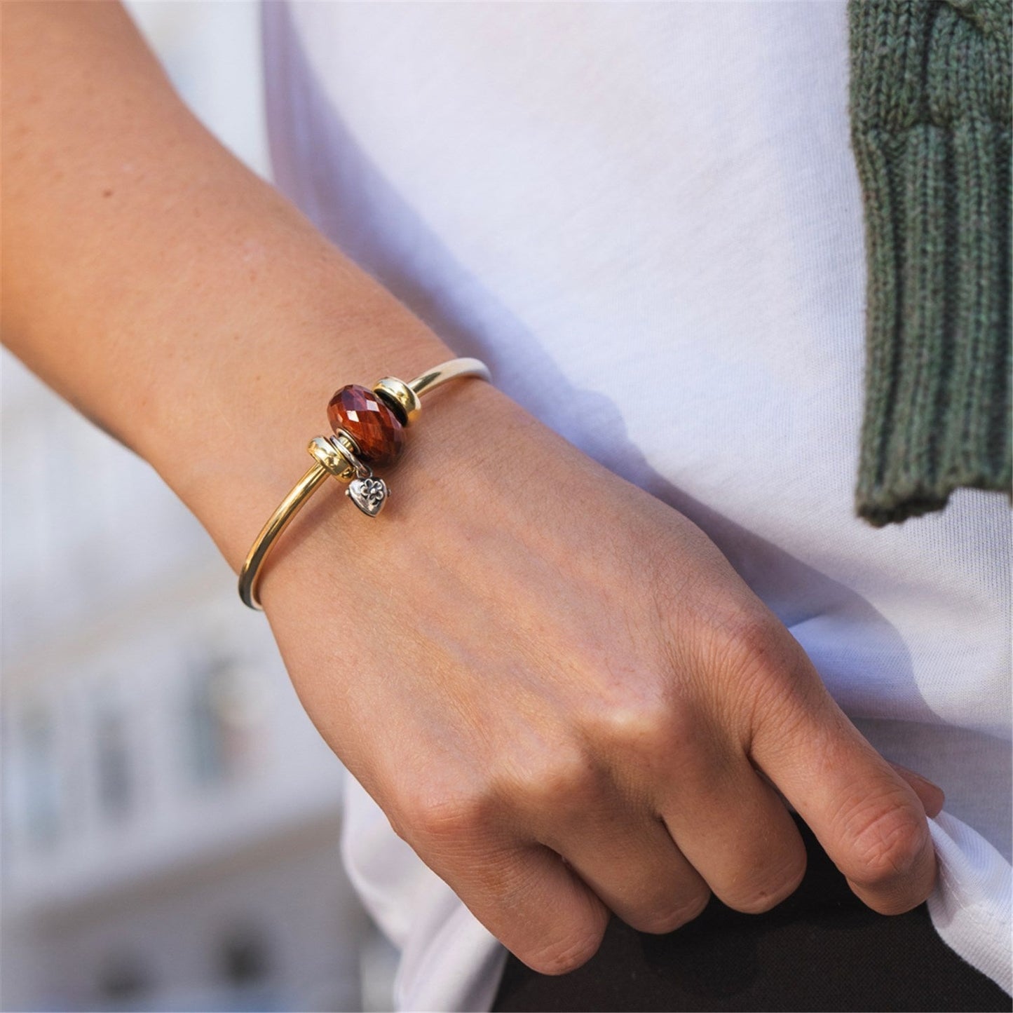 Occhio di Tigre Rosso Trollbeads - TSTBE-20009