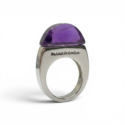 Anello Donna Argento Ametista - AA010400