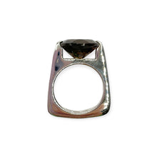 Anello Donna con Quarzo Fumè in Argento - AA010424