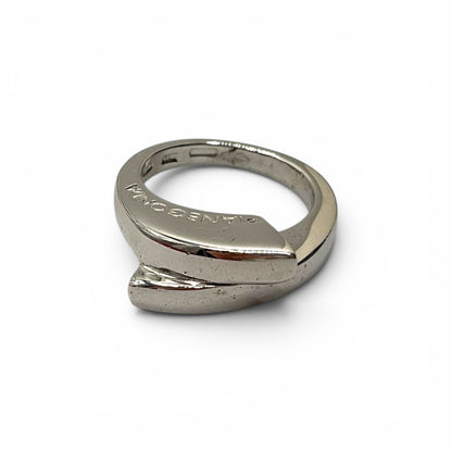 Anello Donna Argento Lucido Incrociato - AA10407
