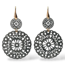 Orecchini Pendenti con Glitter o Smalto - OR.AG09