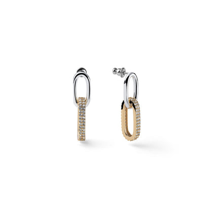 Orecchini Donna catena con zirconi di Unoaerre Aria - 000EXO4778000