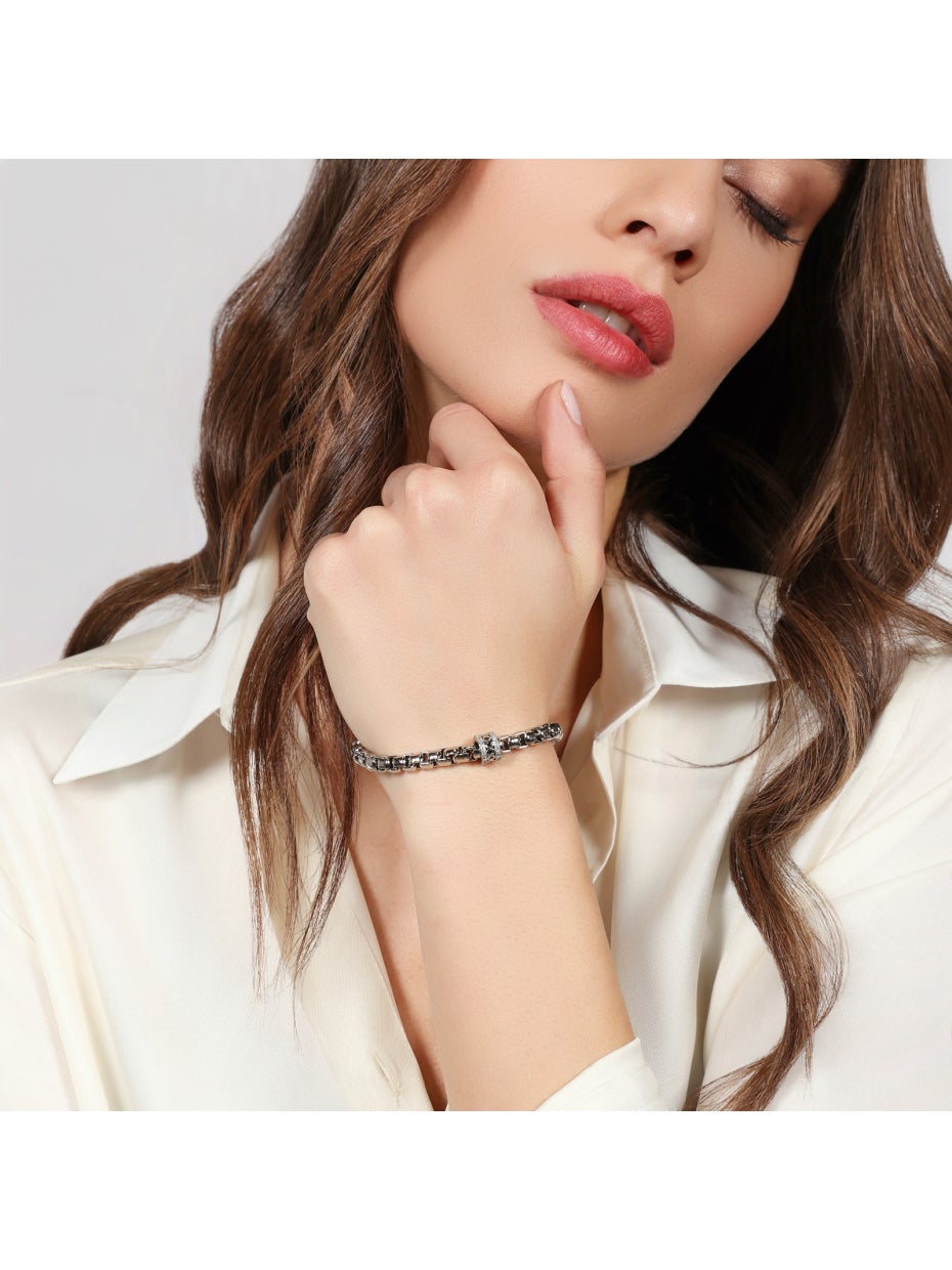 Bracciale Donna Unoaerre Catena Veneziana con Cristalli - 000EXB5494000