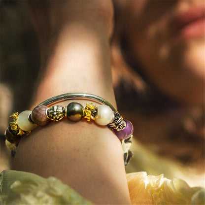Bouquet di Fiori, placcato oro Trollbeads - TGPBE-20001
