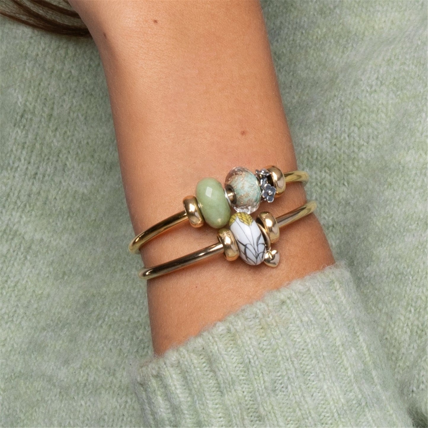 Bangle Placato Oro Trollbeads - TGPBA-00002