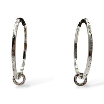 Orecchini a Cerchio Donna Argento Connection - OA010516