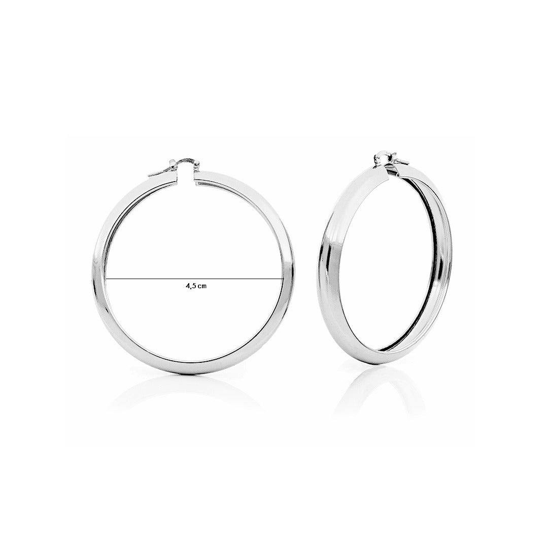 Orecchini Donna Unoaerre a Cerchio Bronzo Argentato o Dorato - 000EXO4299900