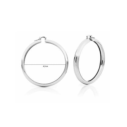 Orecchini Donna Unoaerre a Cerchio Bronzo Argentato o Dorato - 000EXO4299900