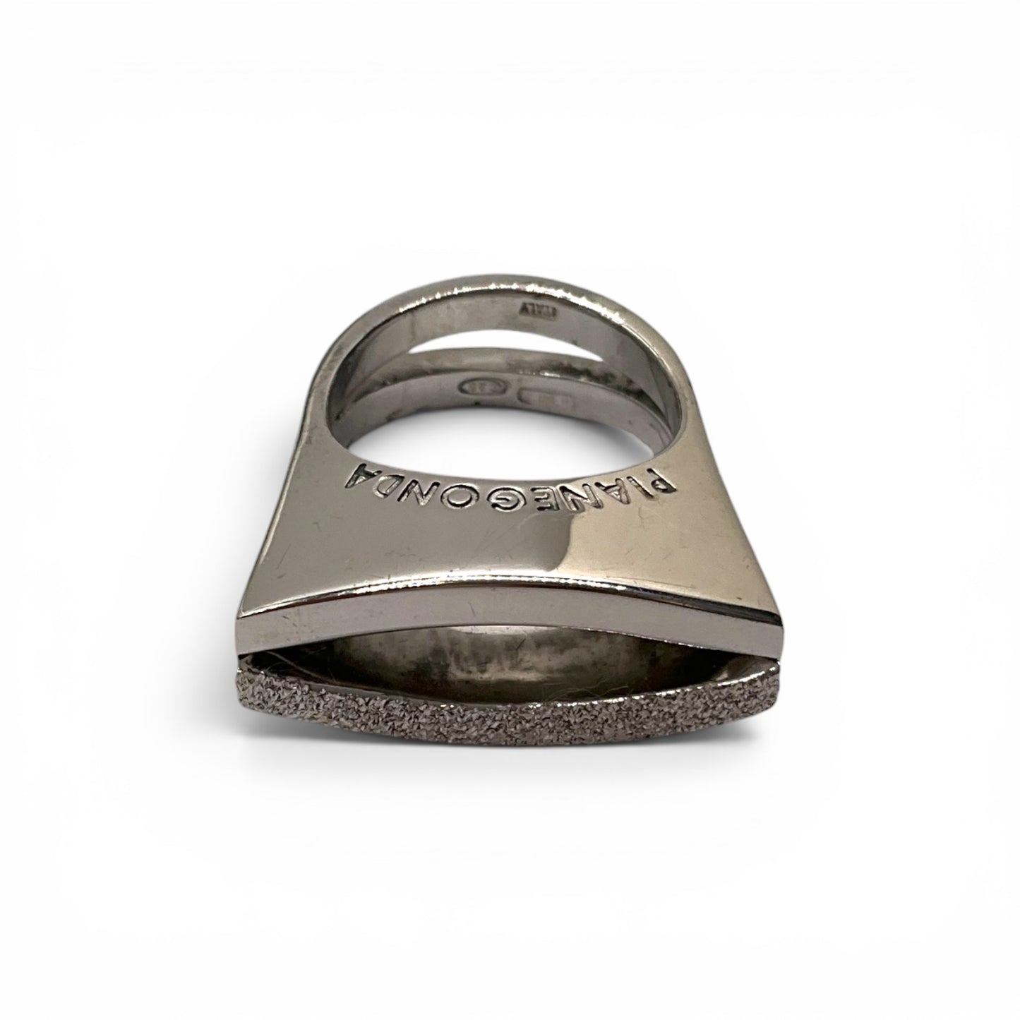 Anello Donna Argento Lucido e Sabbiato - AA10409