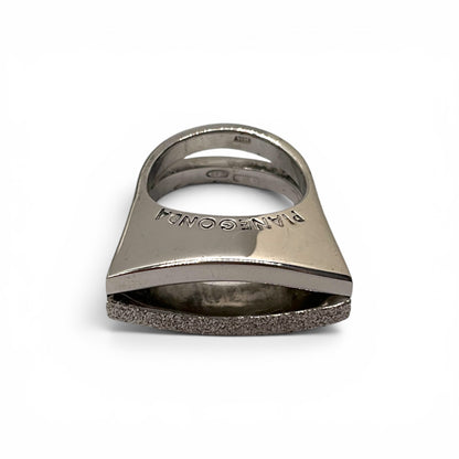 Anello Donna Argento Lucido e Sabbiato - AA10409