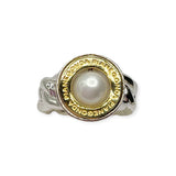 Anello Donna Life Perla e Oro in Argento- AA050682