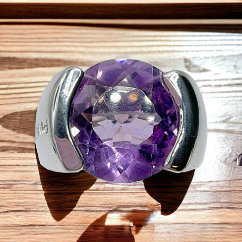 Anello Donna Ametista in Argento - AA010440