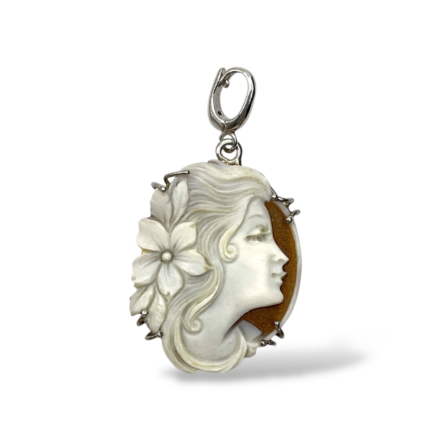 Ciondolo Cammeo con Montatura in Argento - Cammeo6