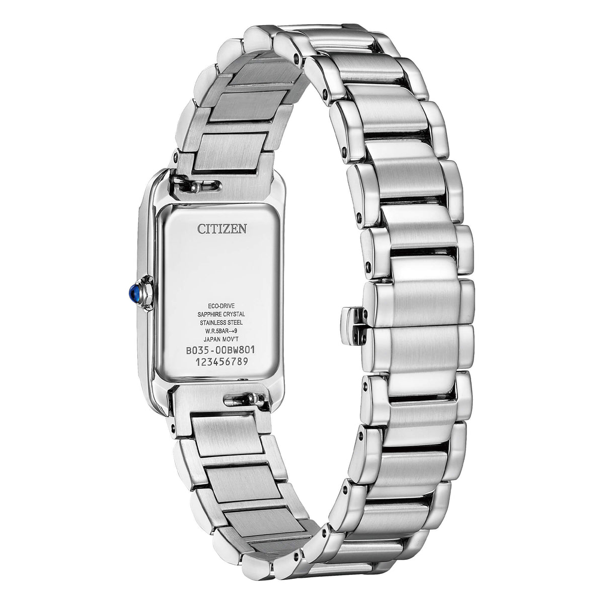 OROLOGIO CITIZEN SOLO TEMPO DONNA EL SQUARE EW5620-55N