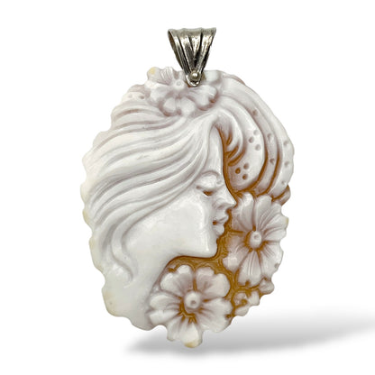 Ciondolo Cammeo con Anellino in Argento - Cammeo5