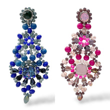 Orecchini Pendenti Donna Cristalli e Perline Ottaviani Bijoux - 49458