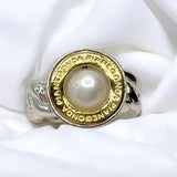 Anello Donna Life Perla e Oro in Argento- AA050682
