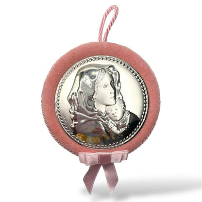 Medaglione Sopraculla Madonna con Bambino o Angelo di Raffaello Tondo Valenti - 1716C