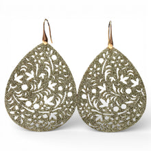 Orecchini Pendenti a Goccia con Glitter o Smalto - OR.AG05