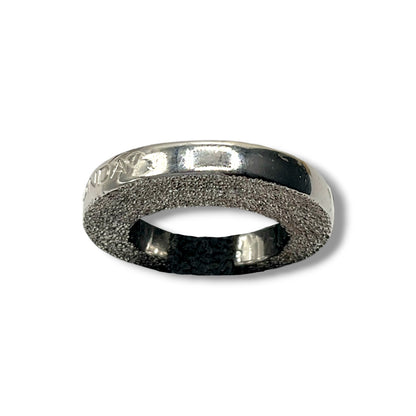 Anello Donna Argento Lucido e Sabbiato - AA10411