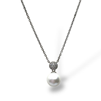 Collana Donna Ti Sento Milano Pavè di Zirconi e Perla - 3854PW