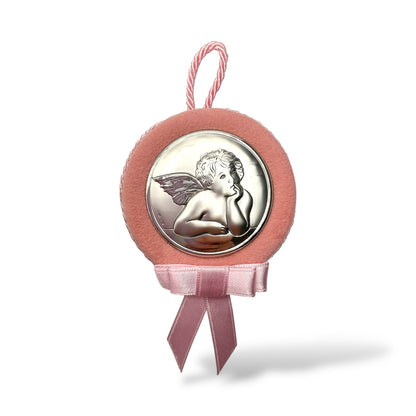 Medaglione Sopraculla Madonna con Bambino o Angelo di Raffaello Tondo Valenti - 1716C