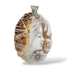 Ciondolo Cammeo con Anellino in Argento - Cammeo4