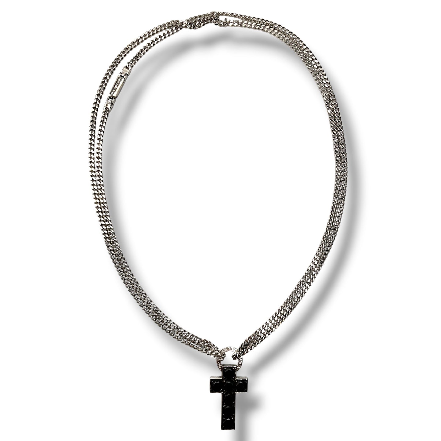 Collana Groumette con Croce in Onice Uomo Pianegonda Glam - CA031099