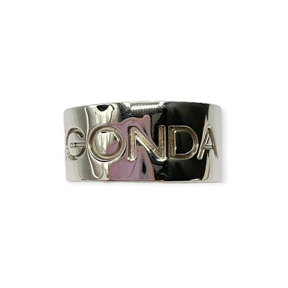 Anello a Fascia Donna Croce con Brillanti in Argento - AA010570