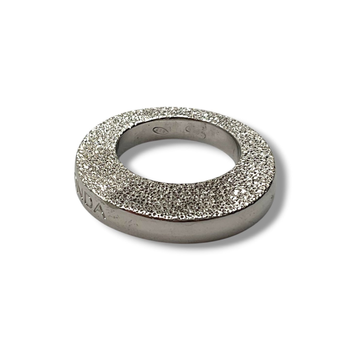 Anello Donna Argento Lucido e Sabbiato - AA10411