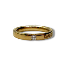 Fede Nuziale Damiani in Oro Giallo con Brillante 3,3 mm - 71481514