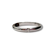 Fede Nuziale Damiani in Platino con Brillante 2,5 mm - 71389412