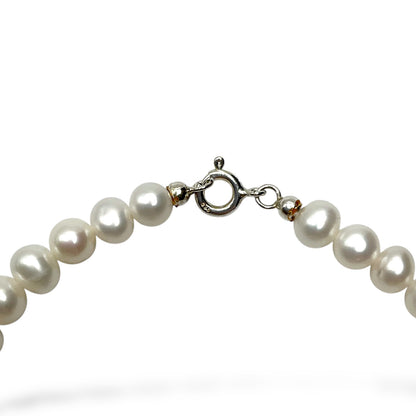 Bracciale con Perle e Cammeo in Argento - Cammeo14