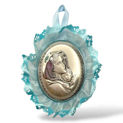 Medaglione Sopraculla Madonna con Bambino Ovale Valenti - 2651R