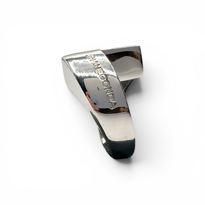 Anello Donna Argento Lucido o Sabbiato Incrociato - AA10404