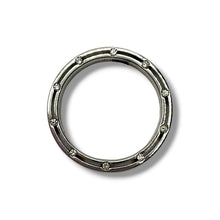 Fede Nuziale Damiani D-Side in Oro Bianco e 20 diamanti 3,3 mm - 71335643