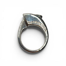 Anello Donna Argento Lucido Incrociato - AA10407