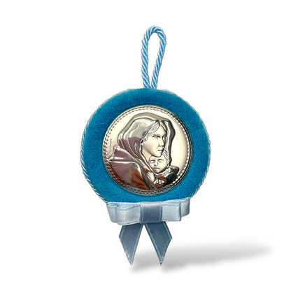 Medaglione Sopraculla Madonna con Bambino o Angelo di Raffaello Tondo Valenti - 1716C