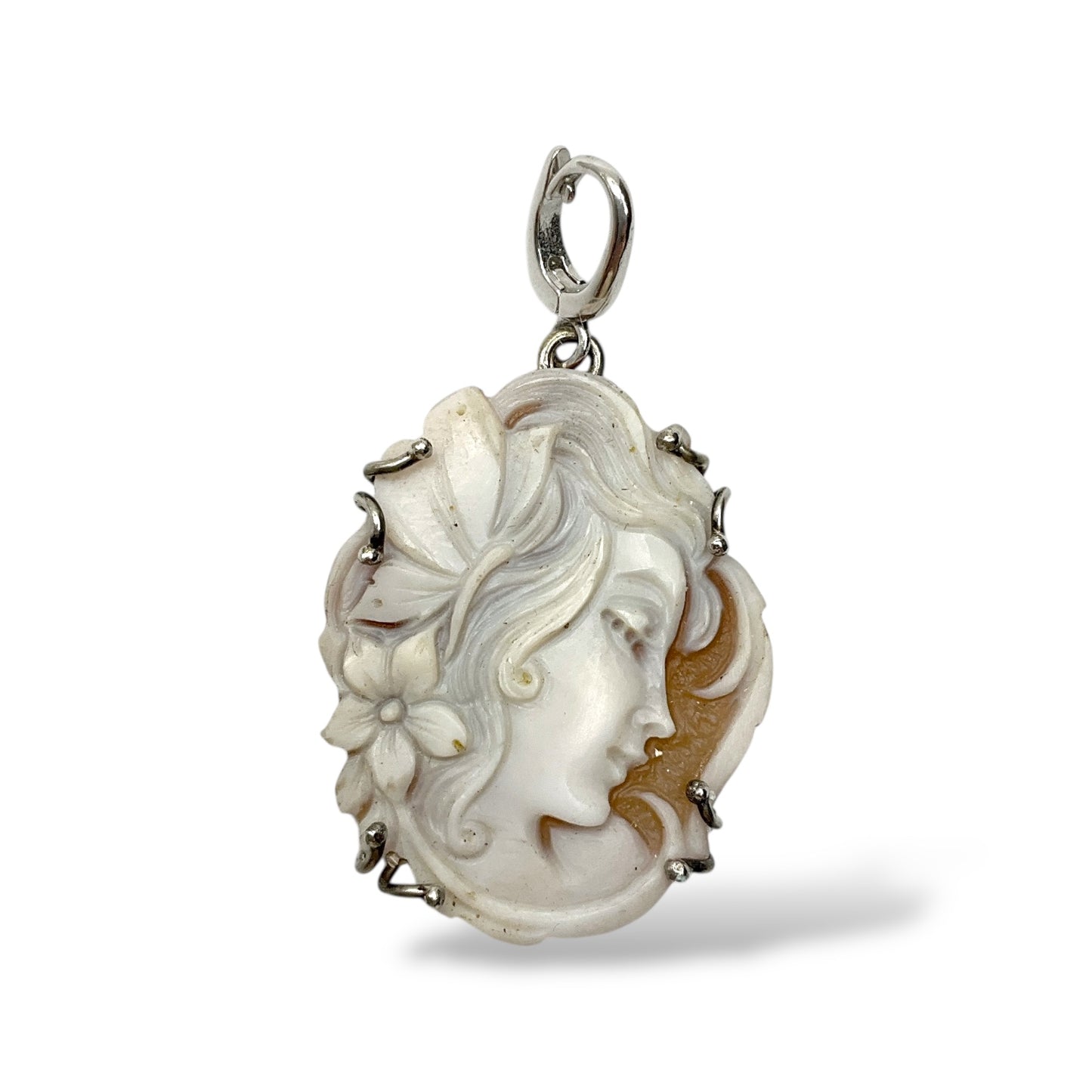 Ciondolo Cammeo con Montatura in Argento - Cammeo7