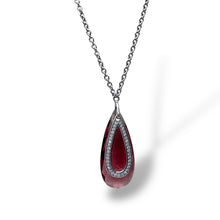 Collana Donna Ti Sento Milano Goccia Bordeaux - 3787AU