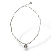Collana di Perle Bianche con Ciondolo Cuore Ti Sento Milano - 3734PW