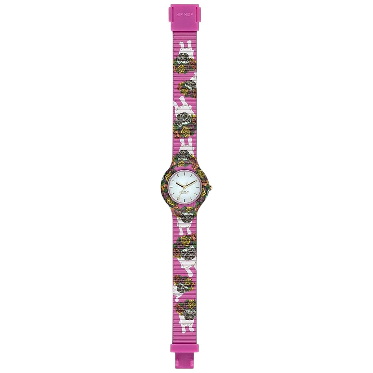 Orologio Donna Hip Hop Flower Dog - HWU0879