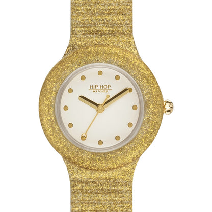 Orologio Donna Hip Hop Sparkling Gold - HWU0968