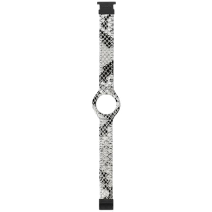 Cinturino Hip Hop in silicone e tessuto Pitonato - HBU0412