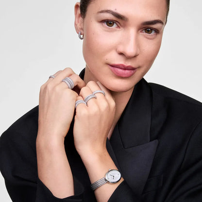 Orologio Donna Daniel Wellington Juliette Braided Mesh White Sunray - DW00100882