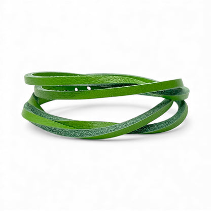 Bracciale in Cuoio Verde RITIRATO Trollbeads - TLEBR-00017