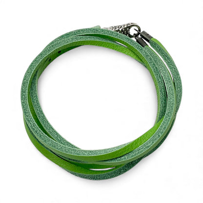 Bracciale in Cuoio Verde RITIRATO Trollbeads - TLEBR-00017