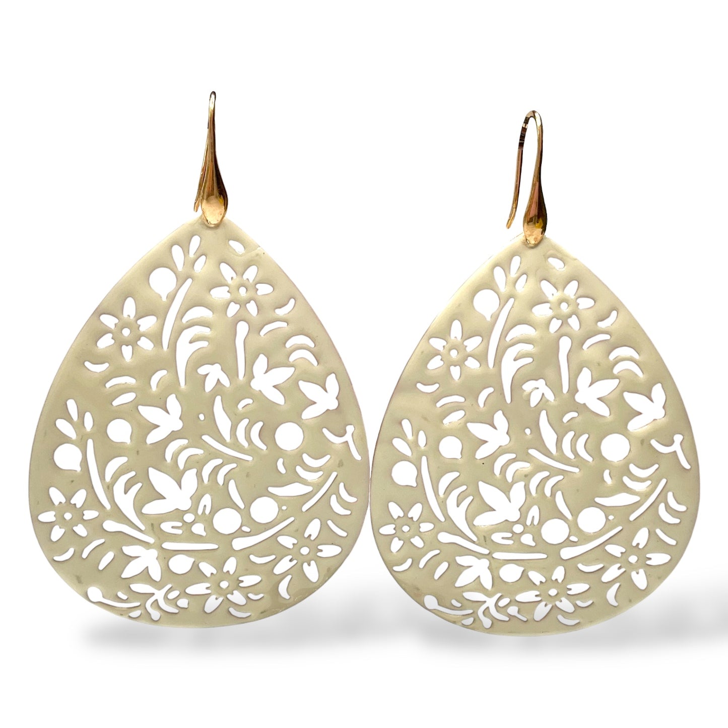 Orecchini Pendenti a Goccia con Glitter o Smalto - OR.AG05
